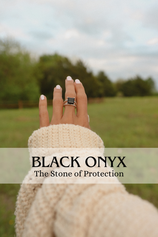 Black Onyx Ring Indie and Harper