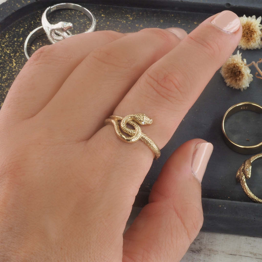 Classic Medusa Ring - women's jewellery by indie and harper
