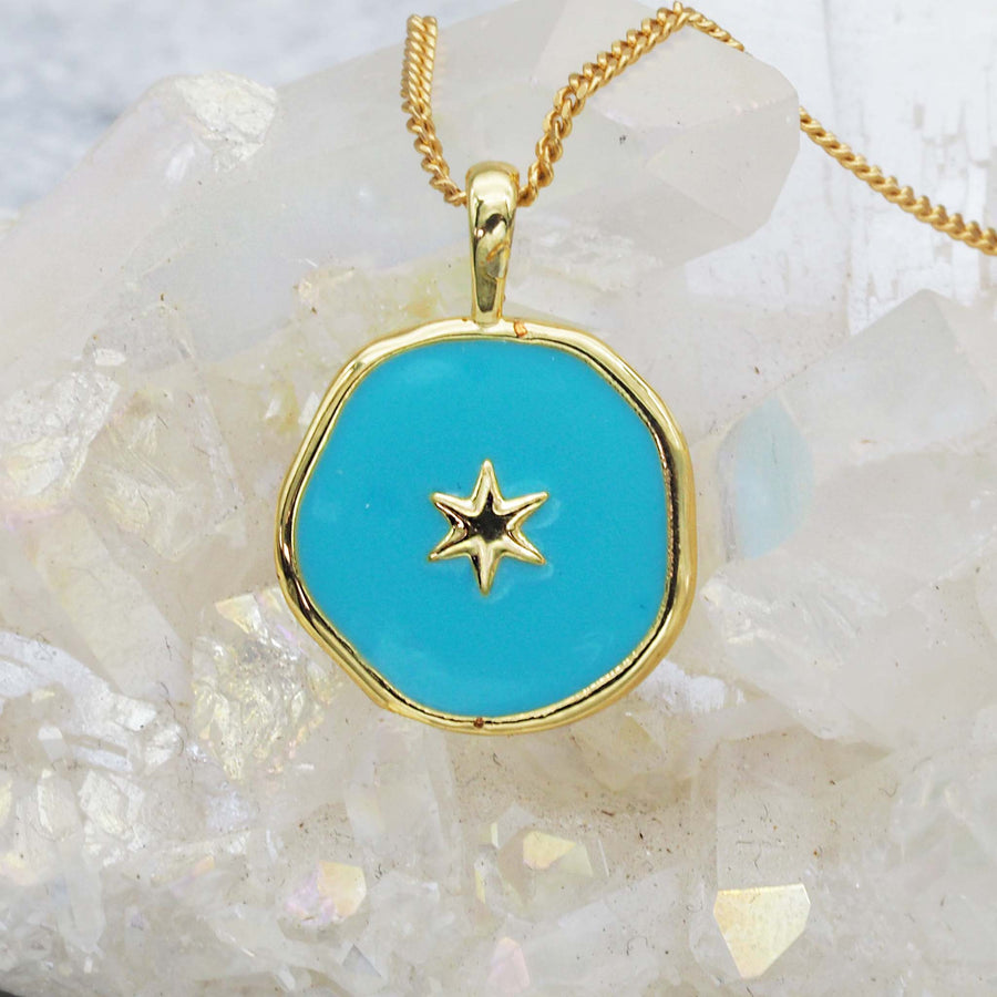 Dainty Star Pendant Necklace - women's jewellery by indie and harper