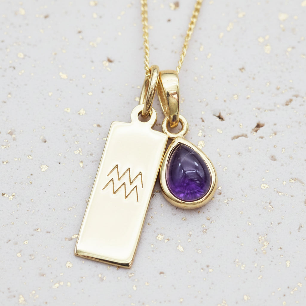 Amethyst Aquarius Star Sign Stone Aquarius And February Birthstone