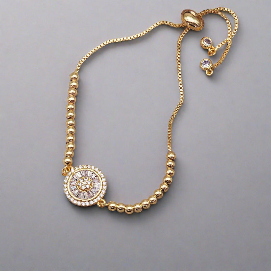 sparkly gold bracelet - womens gold jewellery australia