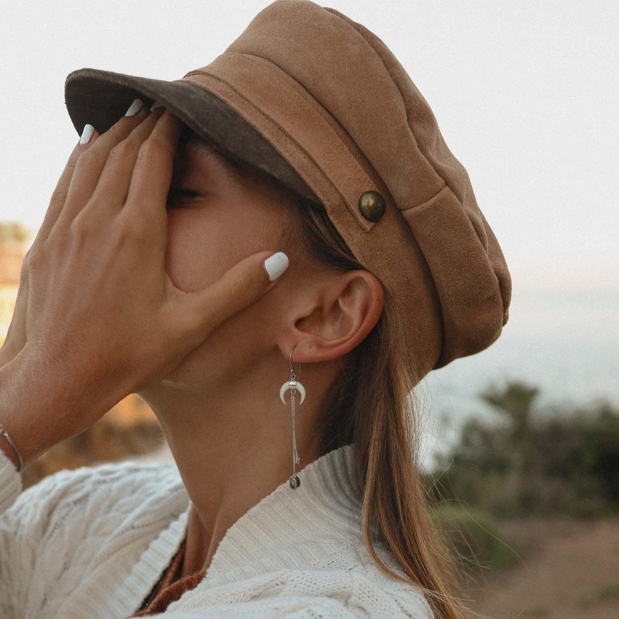 Sterling silver Topaz Earrings - womens topaz jewellery by indie and harper