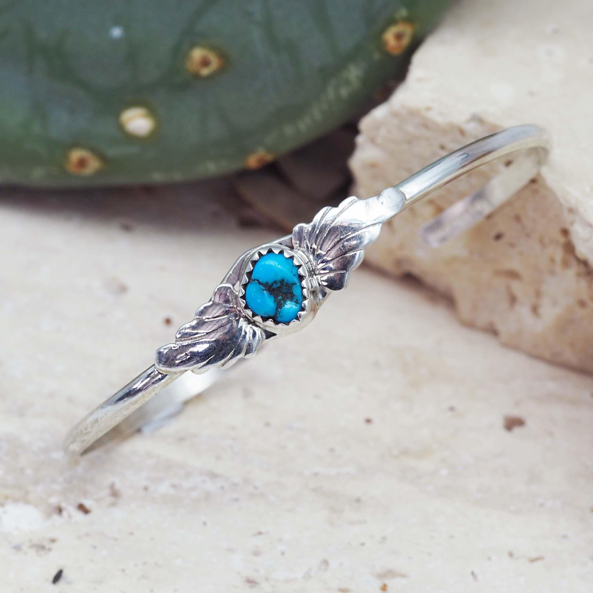Turquoise Navajo Bracelet - womens jewellery by indie and harper