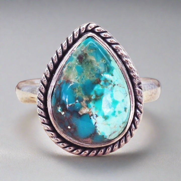 Turquoise Ring - womens turquoise jewellery by indie and harper