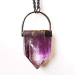 Amethyst and Copper Necklace - womens jewellery by indie and harper