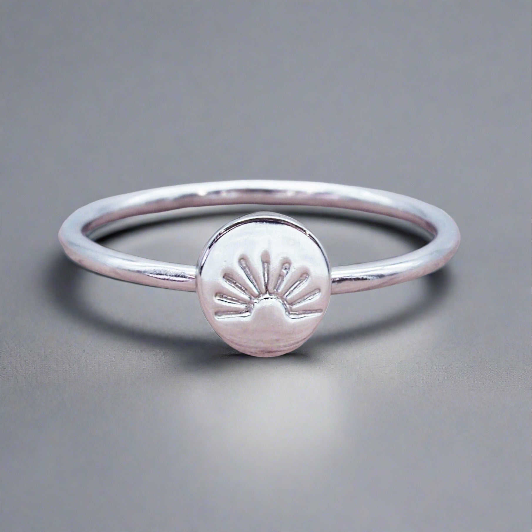 Dainty Rising Sun Ring - womens jewellery by indie and harper