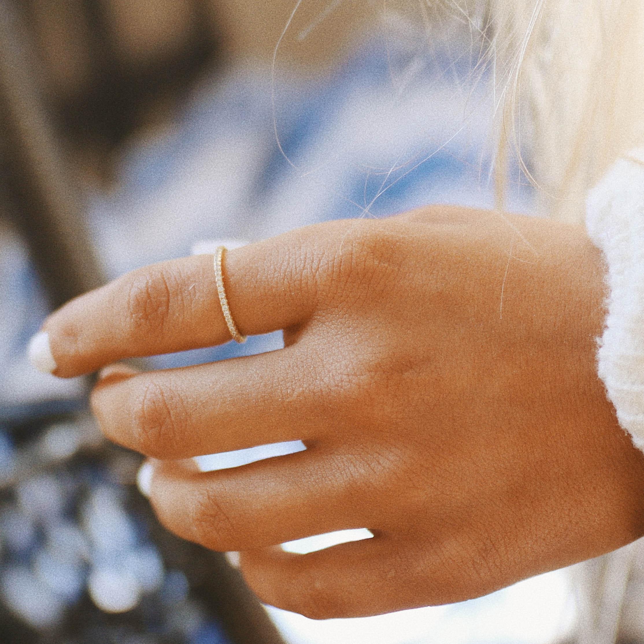 Gold 'Andromeda' Ring - womens jewellery by indie and harper