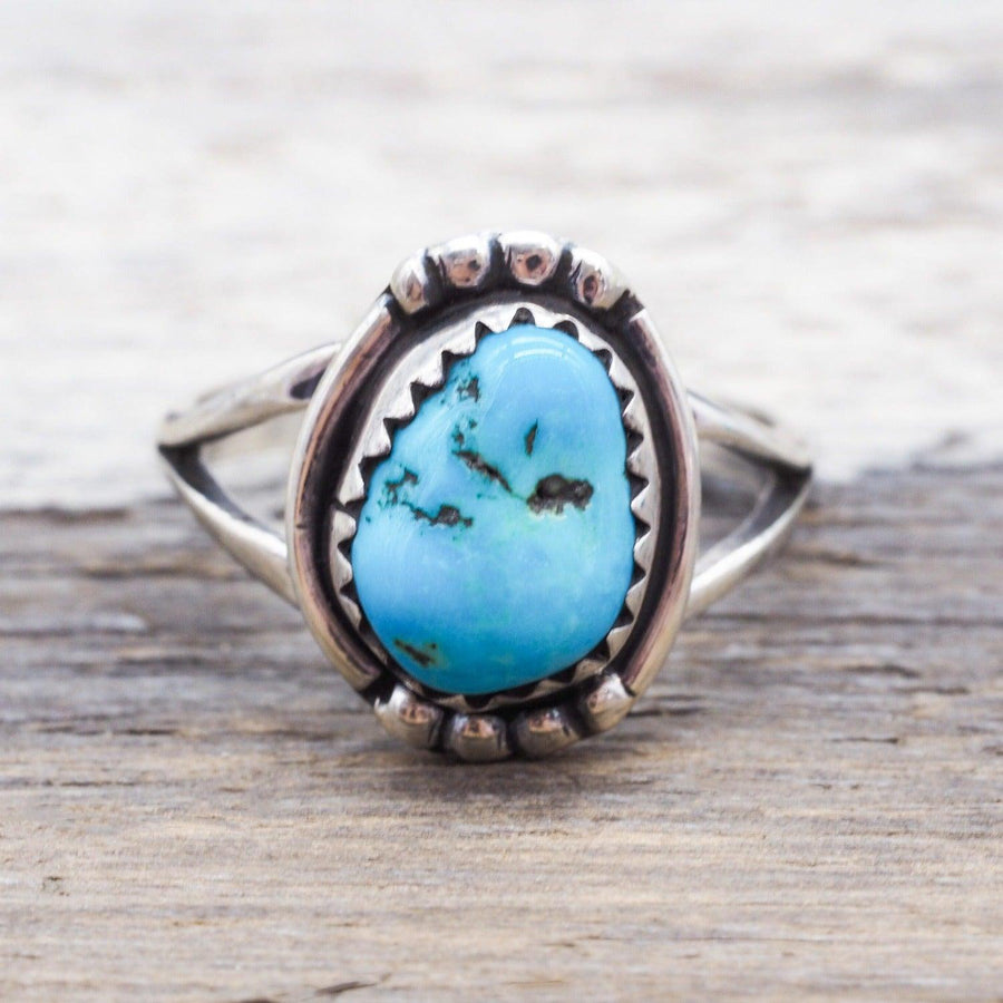 Navajo turquoise Ring - womens native american jewelry