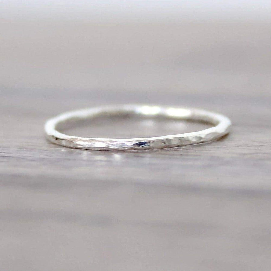 Thin Silver Stacker Ring - womens sterling silver jewellery