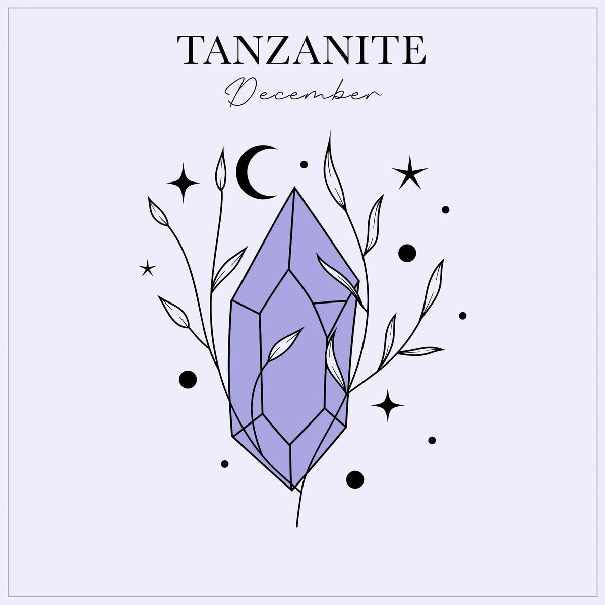 Tanzanite - the traditional birthstone of December