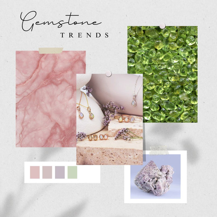 top 2025 gemstone trends by indie and harper