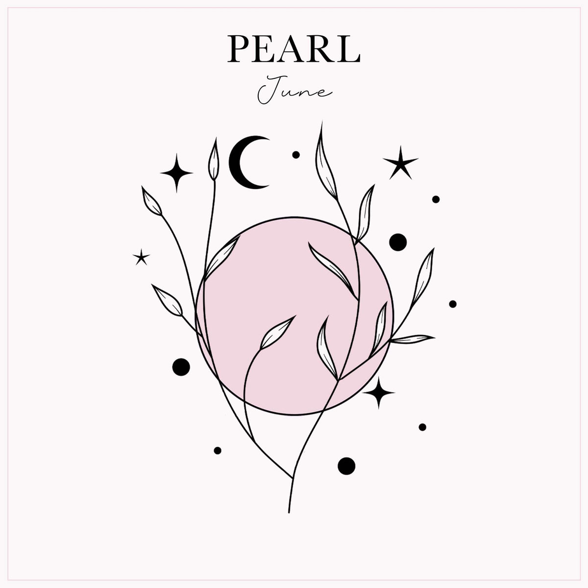 June birthstone pearl gemstone with soft natural glow representing purity, elegance and timeless jewellery symbolism.