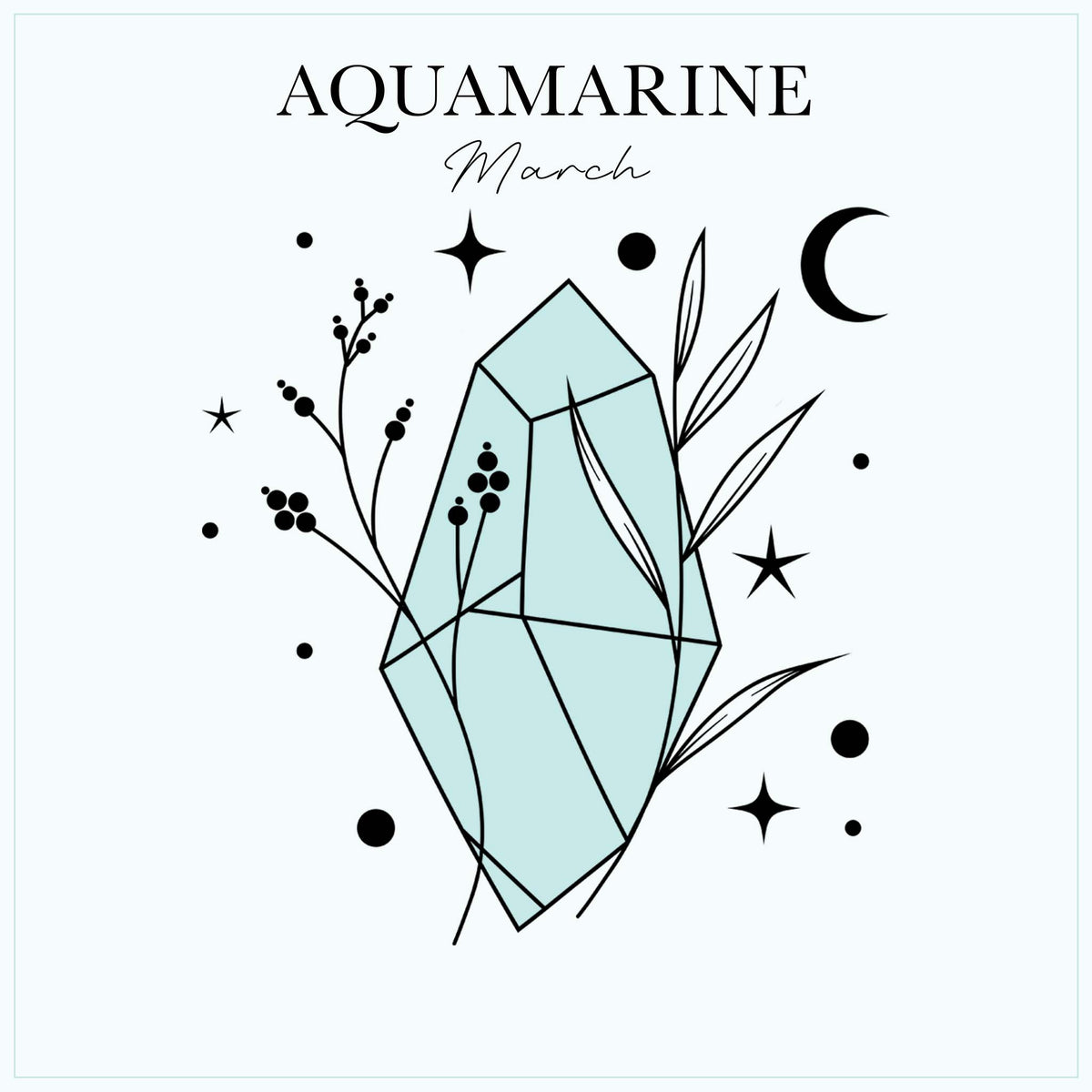 march birthstone aquamarine jewellery meaning