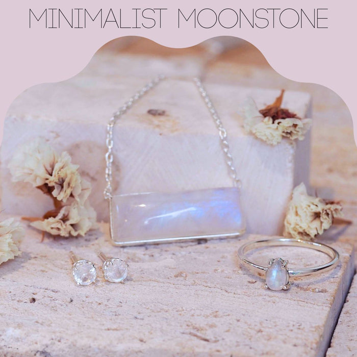 minimalist moonstone jewellery blog by indie and harper