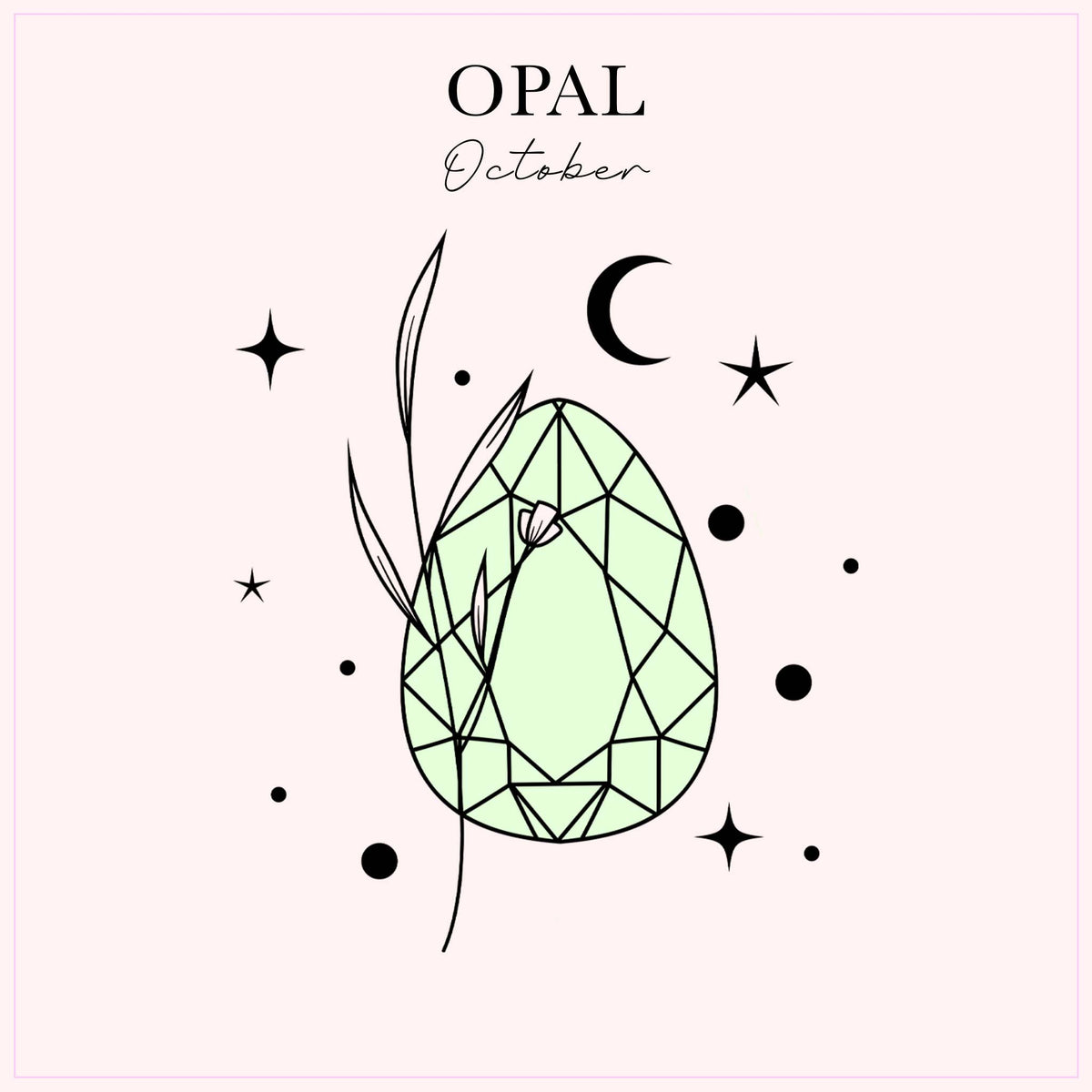 Opal your traditional birthstone of October by Indie and Harper