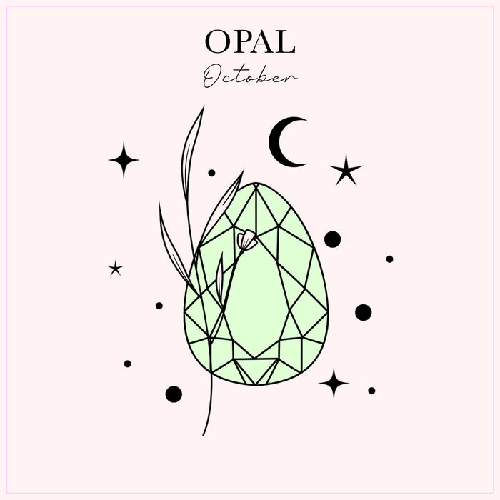 Opal your traditional birthstone of October by Indie and Harper