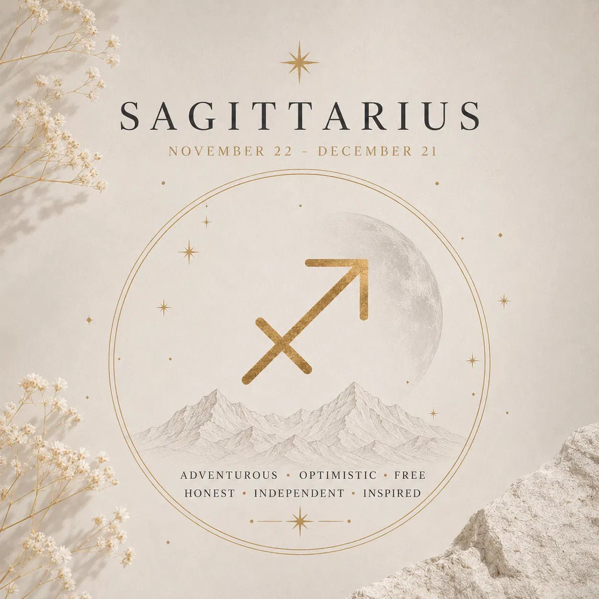 Sagittarius ZODIAC image for a blog on the sagittarius personality