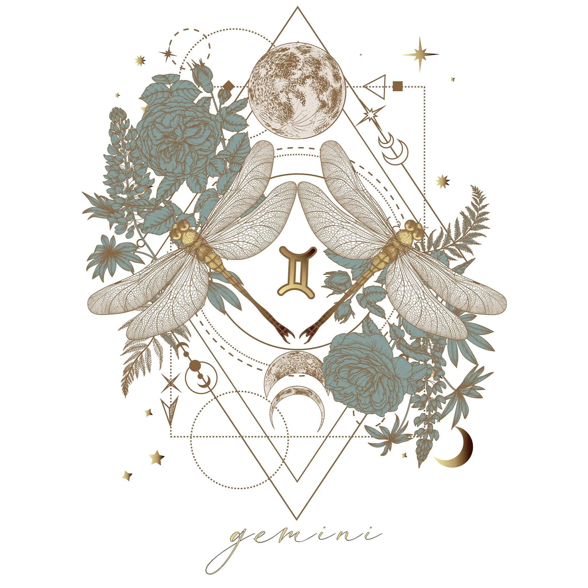 gemini star sign jewellery for women - zodiac jewellery by online jewellery brand indie and harper