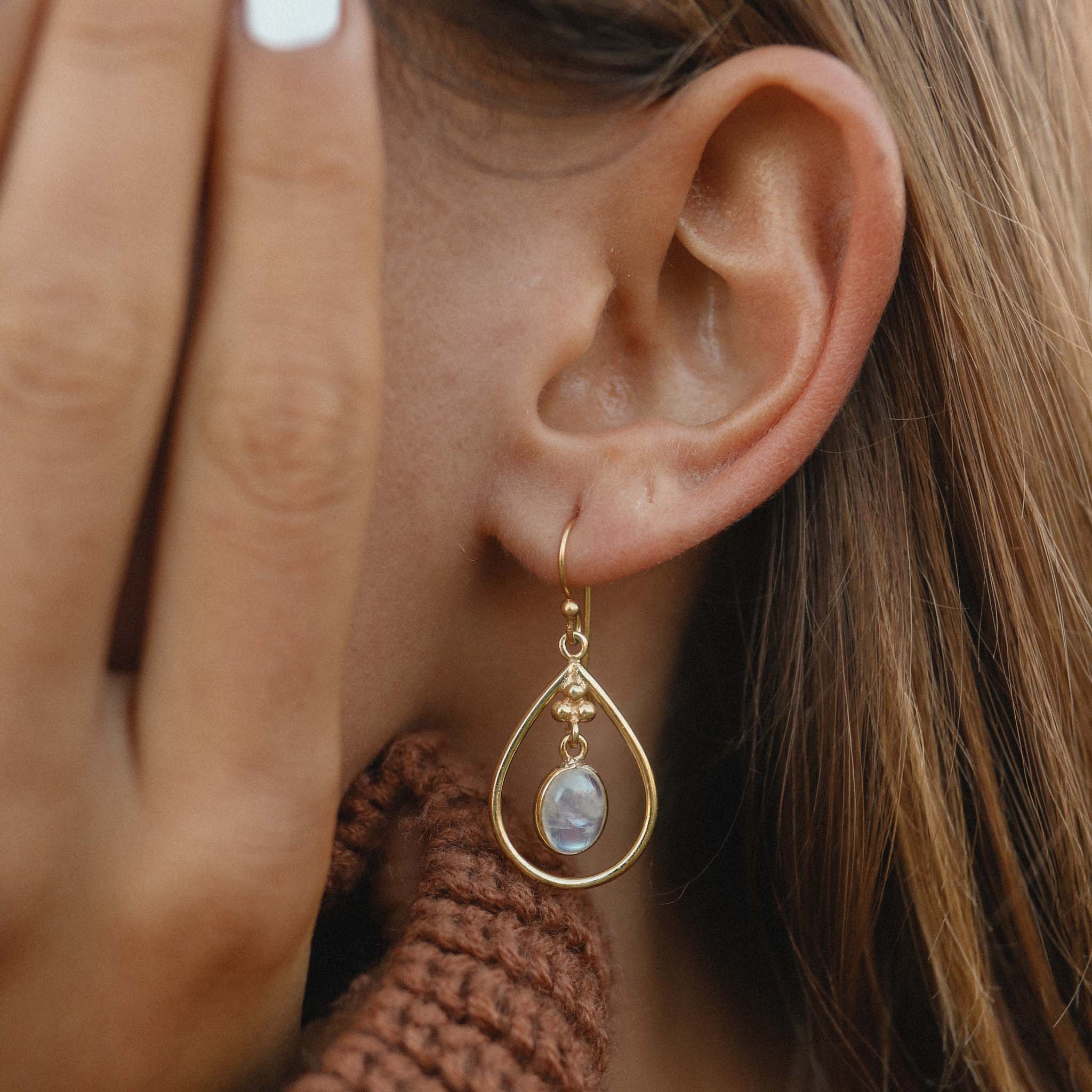 moonstone earrings australia by indie and harper australia