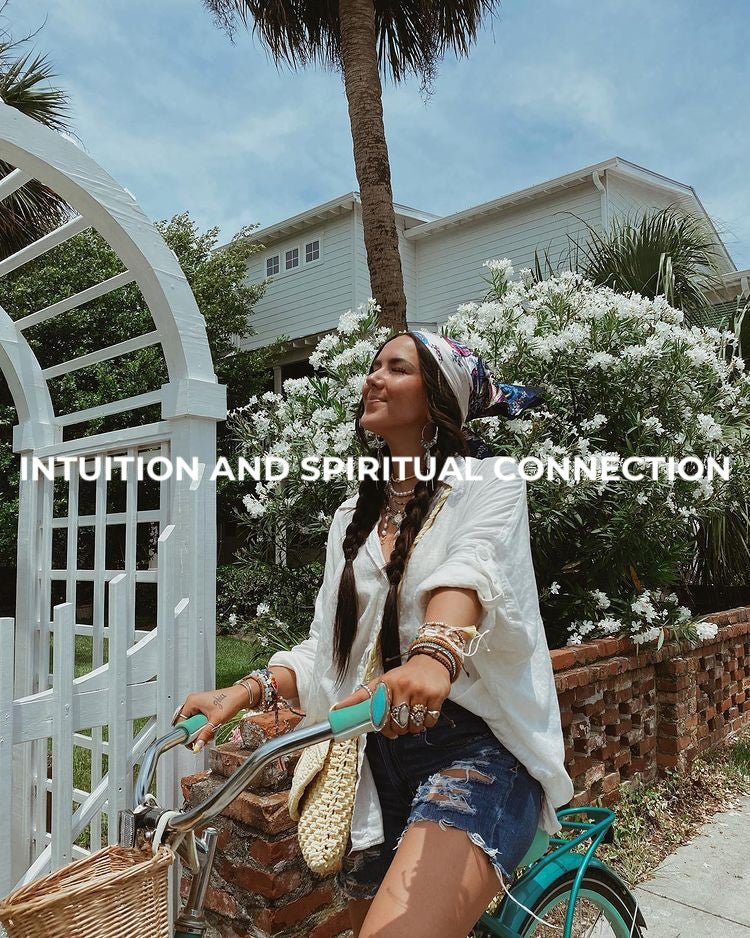 Intuition and Spiritual Connection Jewellery - Amethyst, Labradorite, Clear Quartz, Aquamarine and Moonstone | indie and harper