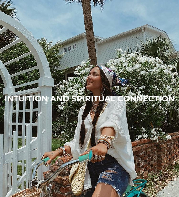 Intuition and Spiritual Connection Jewellery - Amethyst, Labradorite, Clear Quartz, Aquamarine and Moonstone | indie and harper