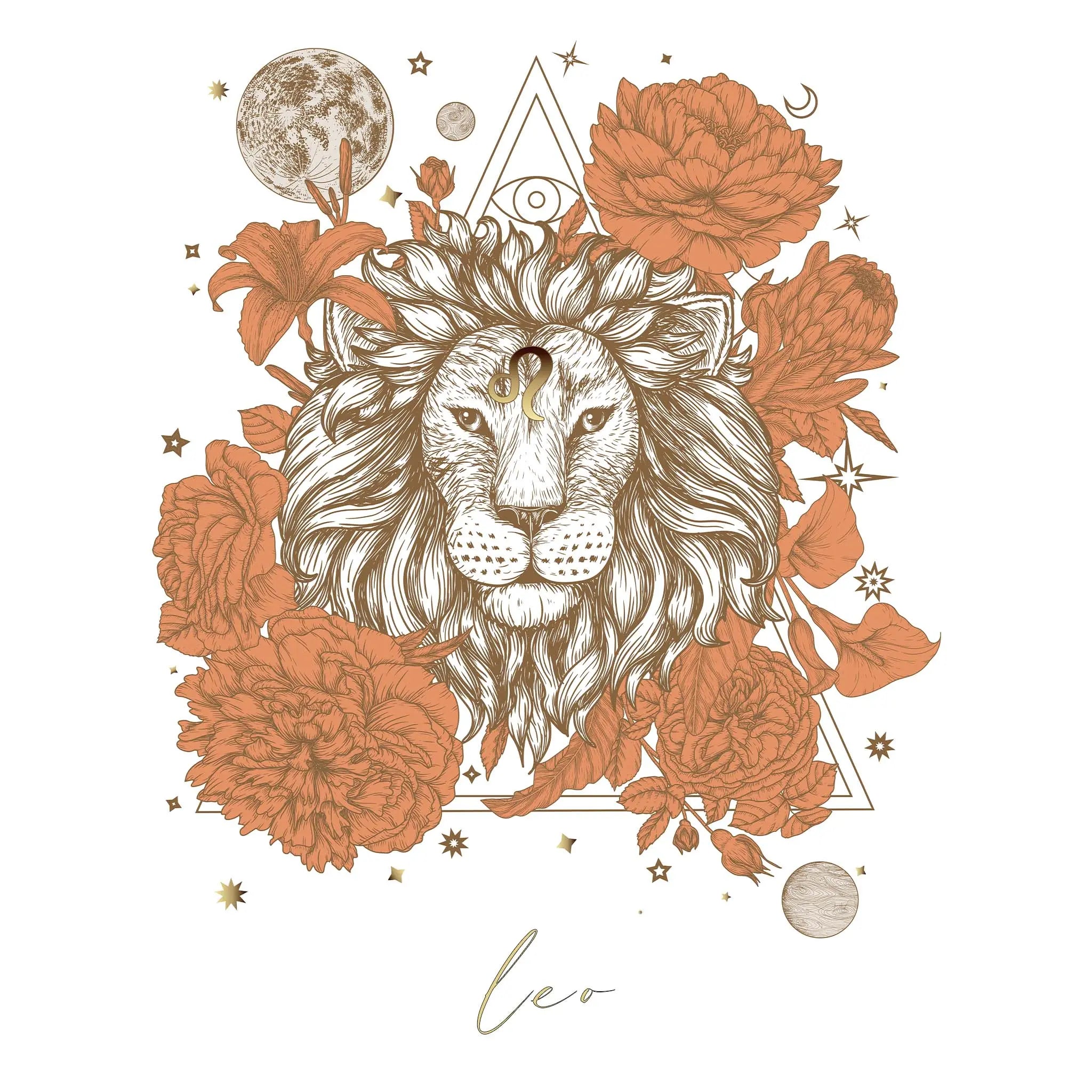 leo star sign jewellery - women's zodiac jewellery by online jewellery brand indie and harper