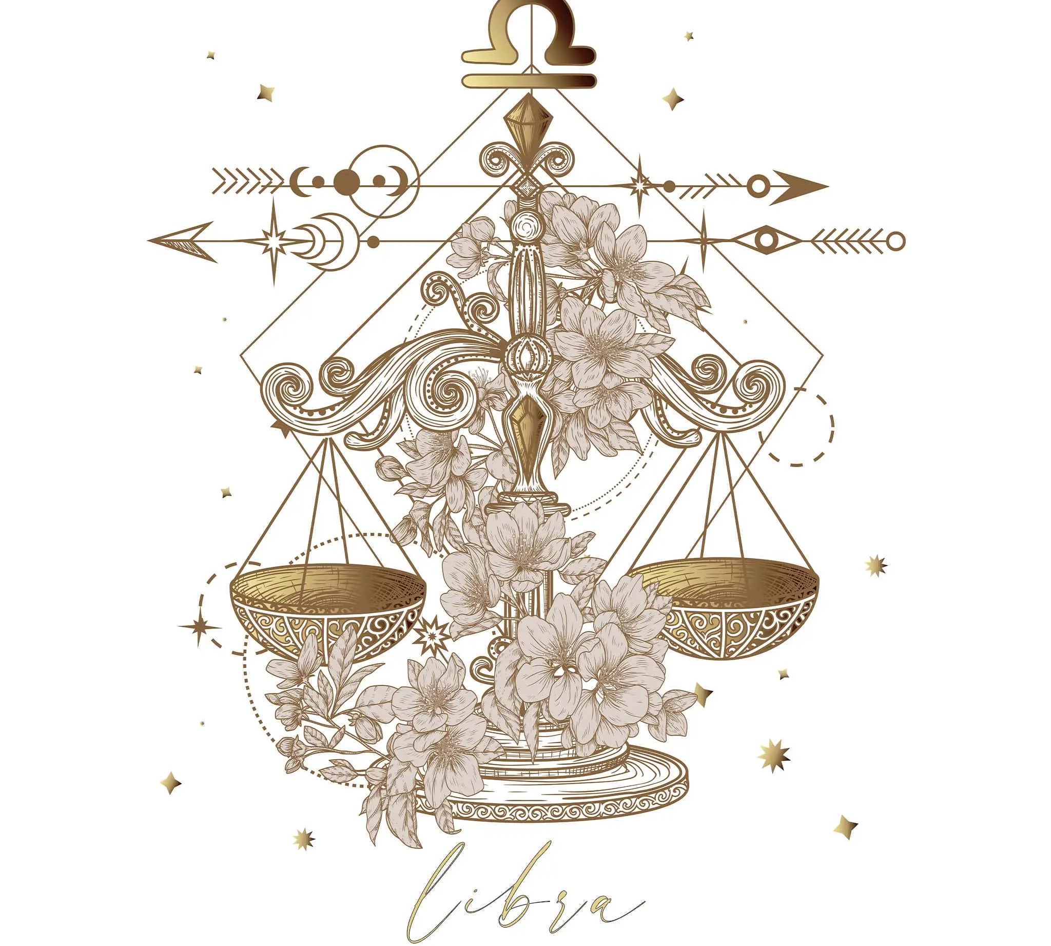 libra star sign jewellery - women's zodiac jewellery by online jewellery brand indie and harper