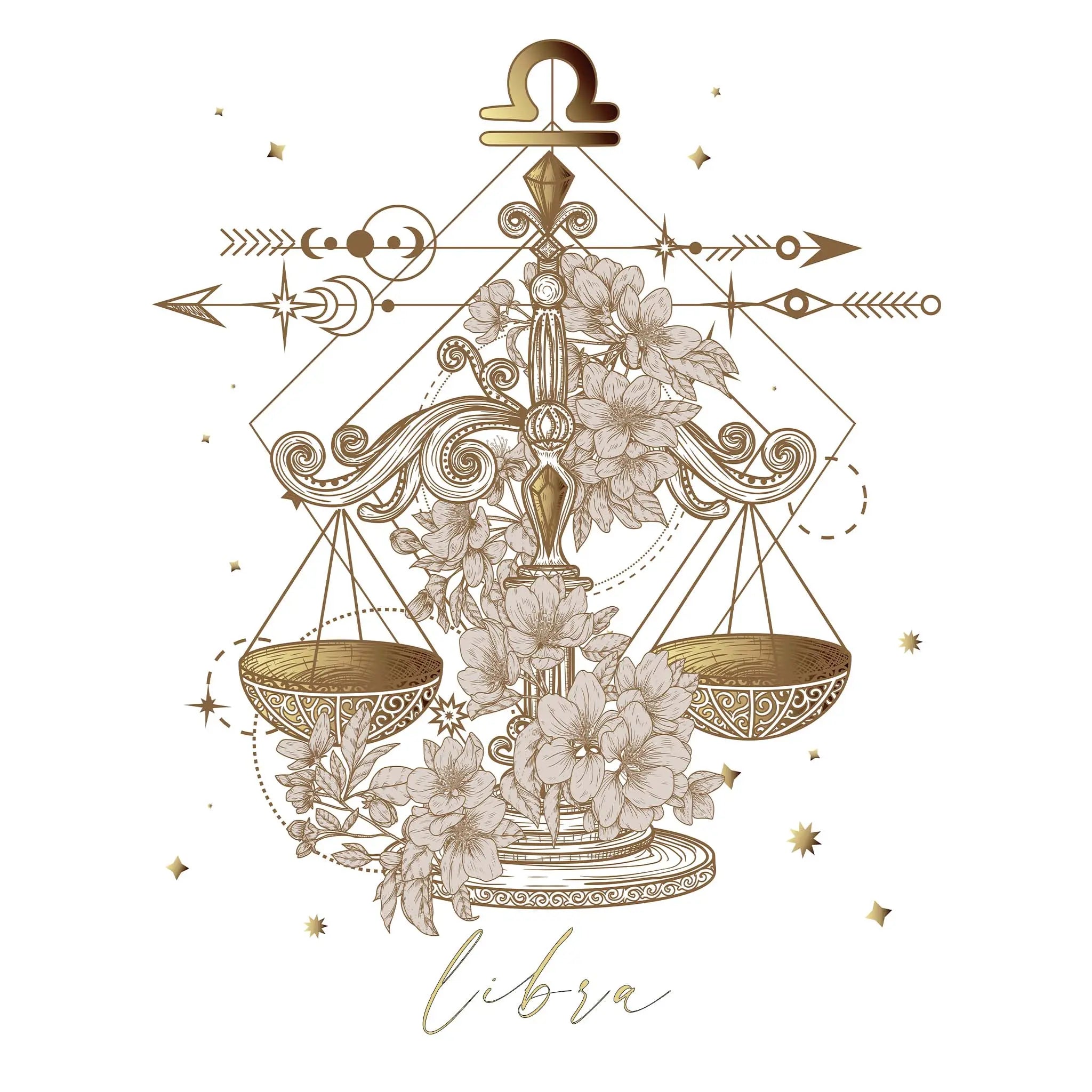libra star sign jewellery - women's zodiac jewellery by online jewellery brand indie and harper