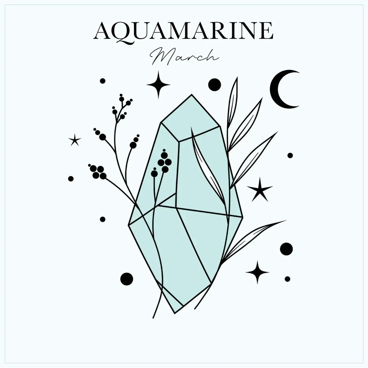 march birthstone aquamarine jewellery australia by indie and harper