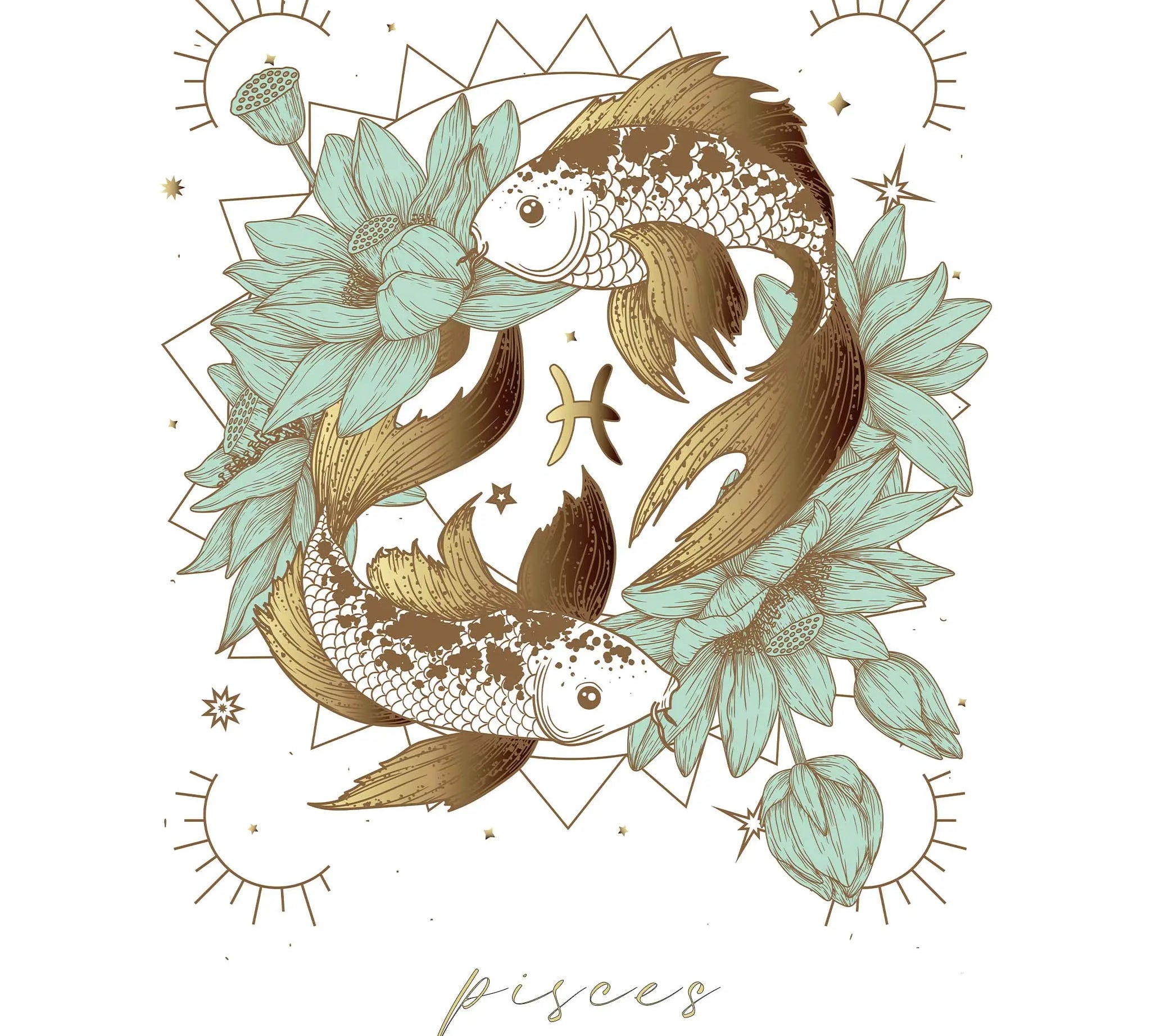 pisces star sign jewellery - womens zodiac jewellery online by indie and harper