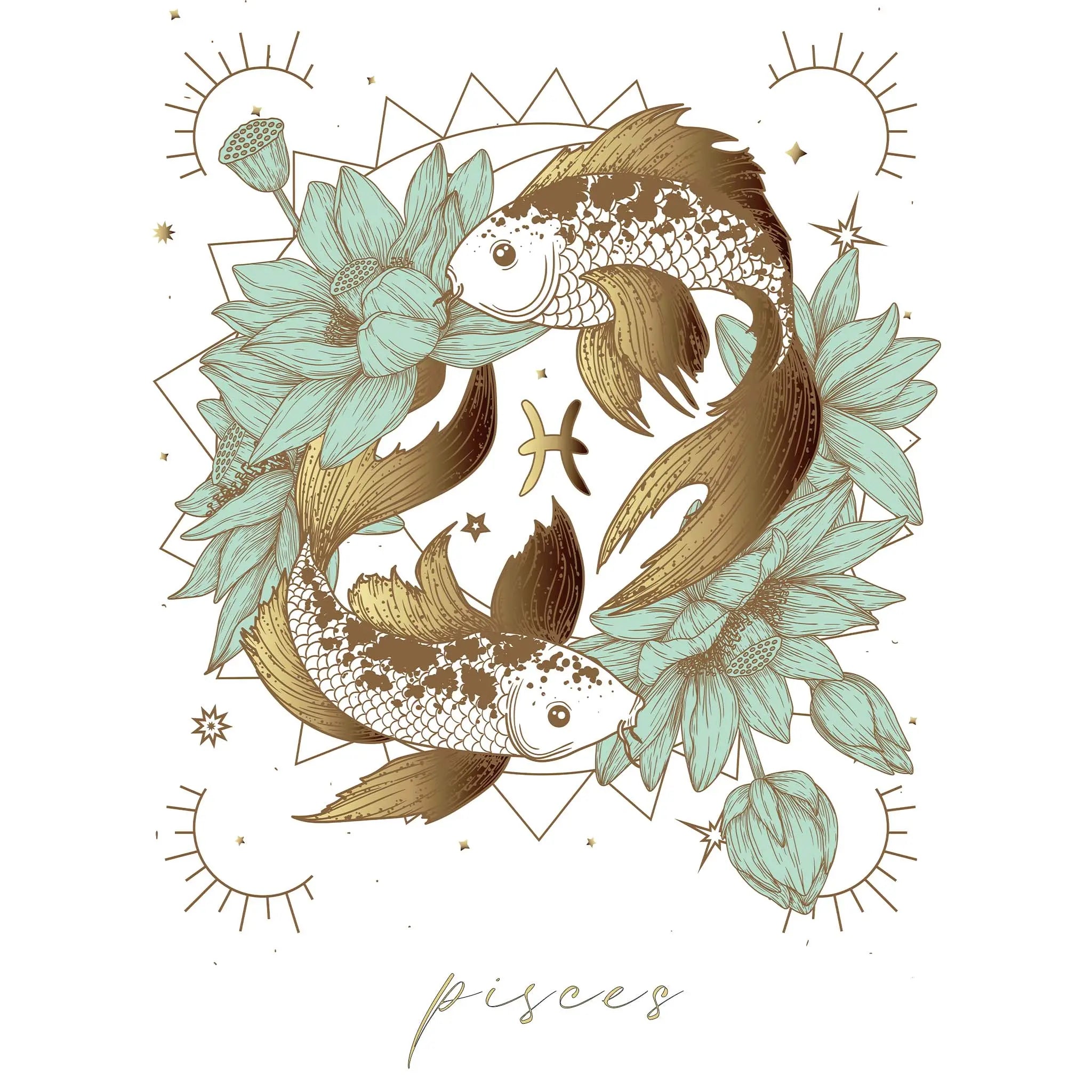 pisces star sign jewellery - womens zodiac jewellery online by indie and harper