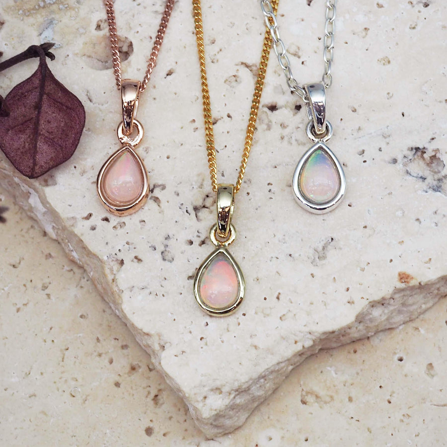 Zodiac Scorpio and Opal Necklace Bundle - Women's Jewellery - Indie and Harper