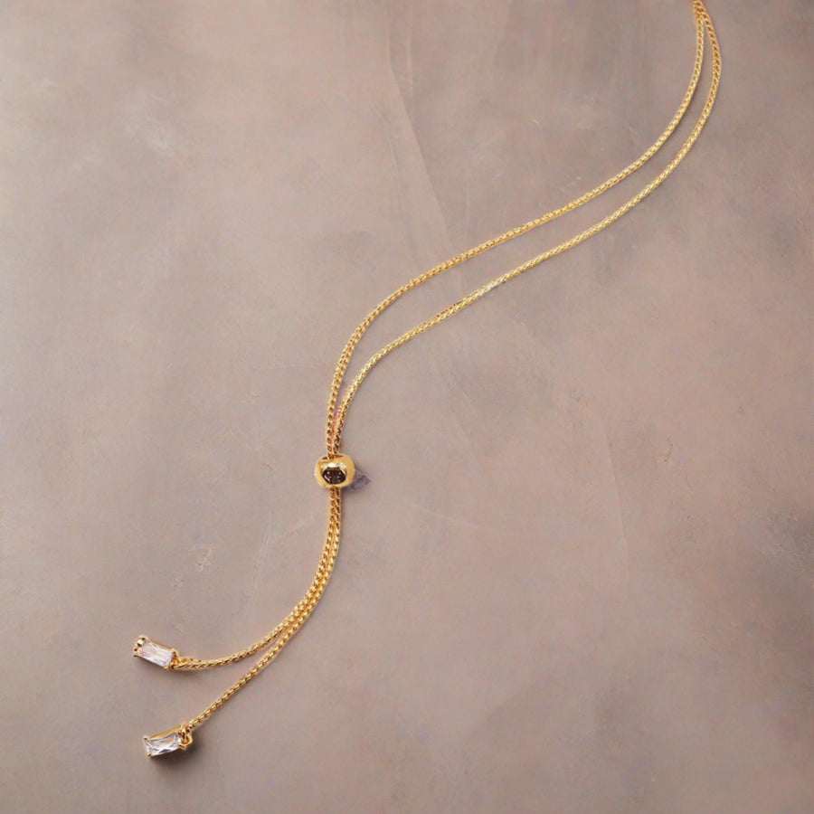 gold Bolo Necklace - womens gold jewellery australia