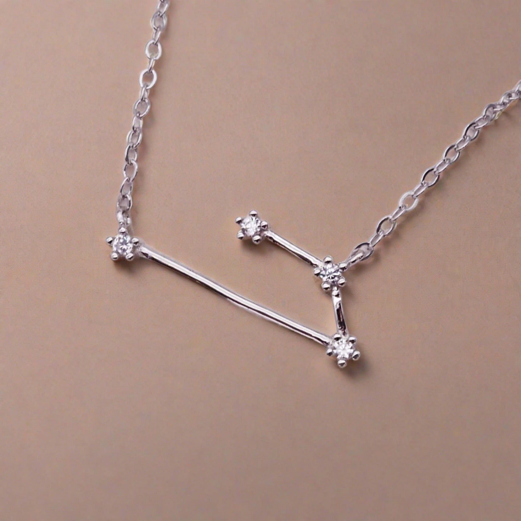 Sterling silver Constellation Aries necklace by Australian jewellery brands online indie and harper