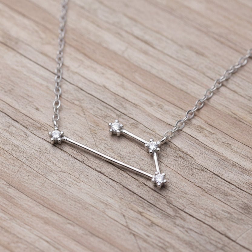Sterling silver Constellation Aries necklace by Australian jewellery brands online indie and harper