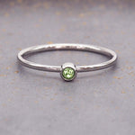 August Silver Stacker Ring 