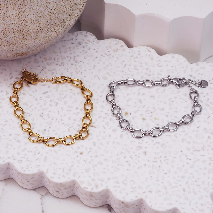 waterproof Bracelets in silver and gold - womens waterproof jewellery australia