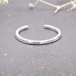 Sterling silver hammered minimalist open toe ring