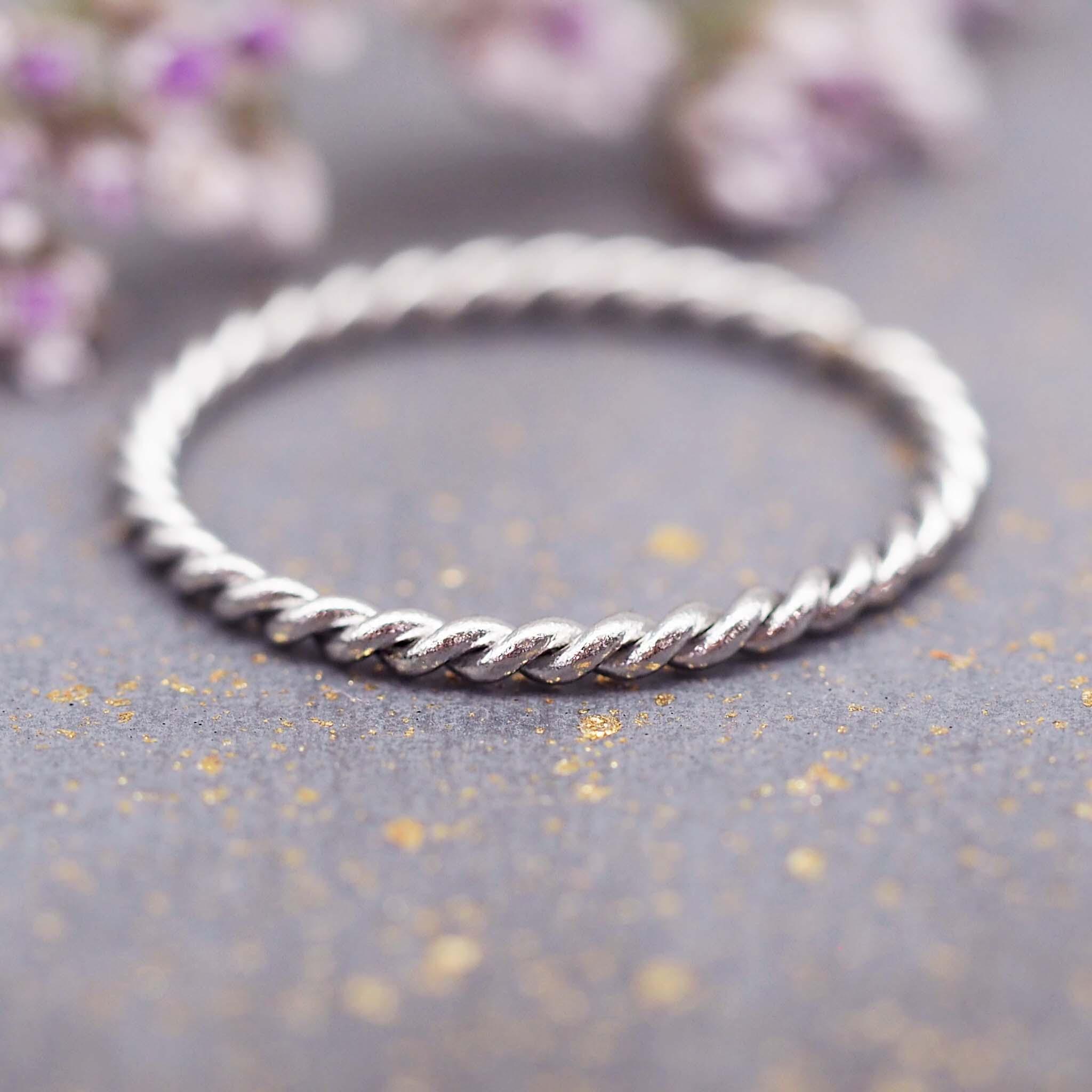 Waterproof silver Stacker Ring by indie and harper Australia 