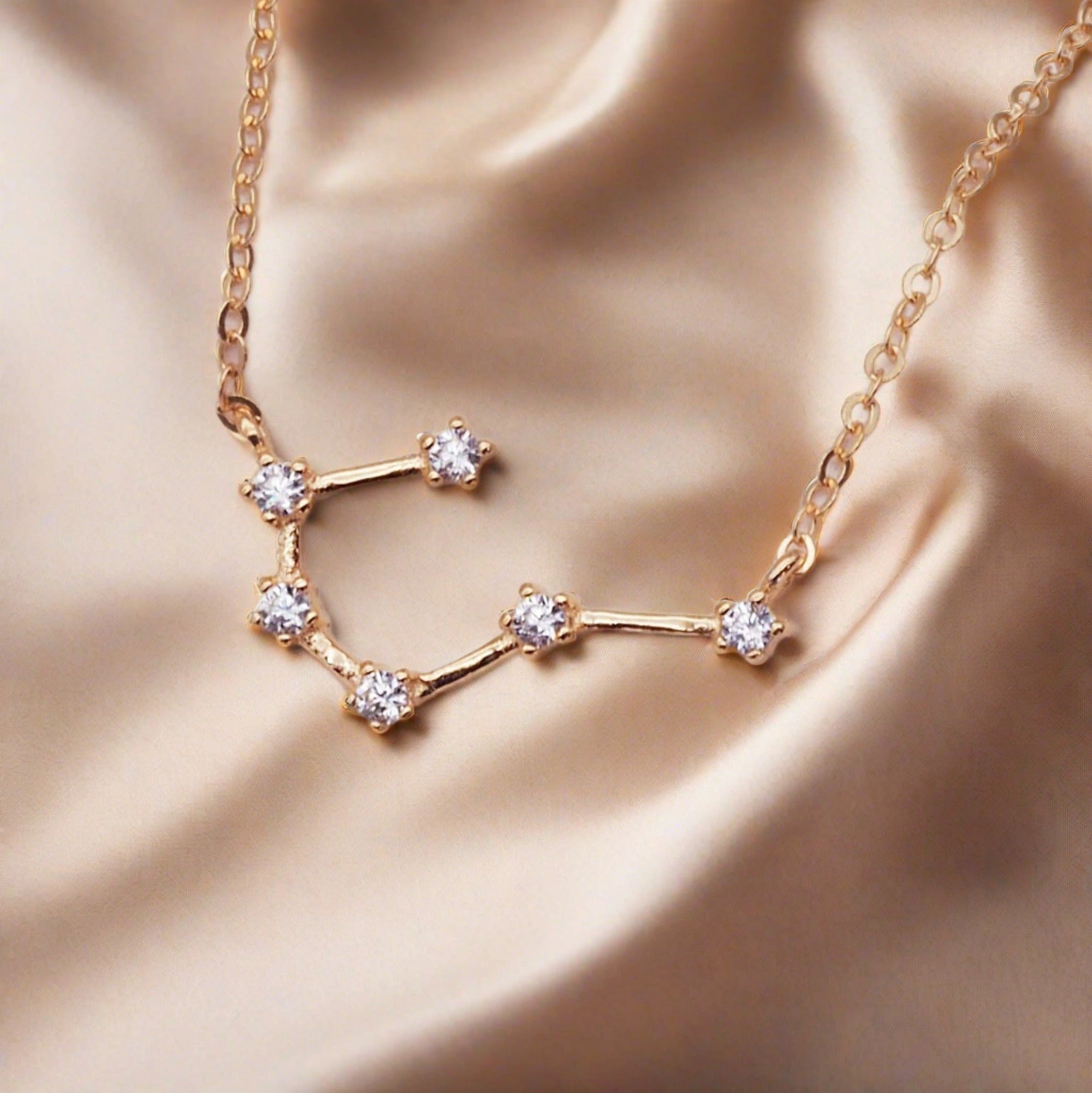 rose gold Constellation cancer necklace - womens rose gold necklaces and cancer constellation jewellery by Australian jewellery brands online indie and harper
