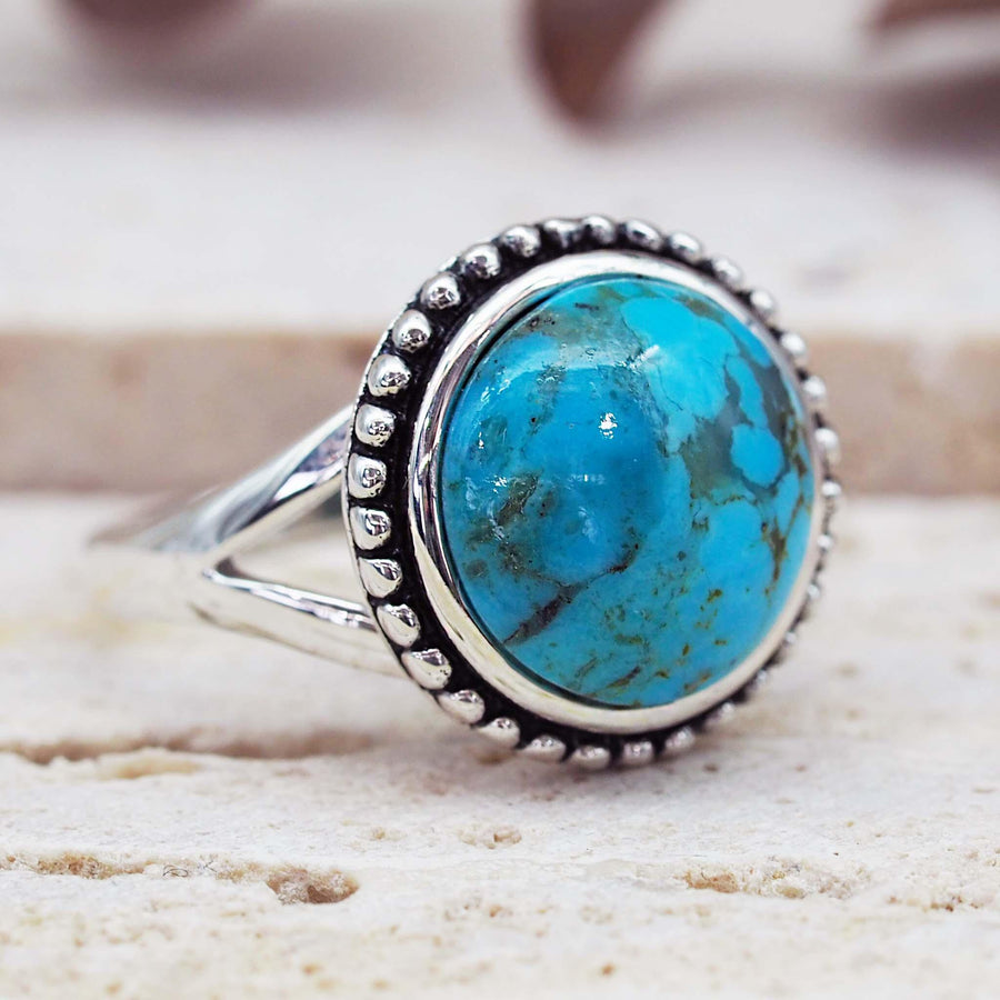 Sterling silver Turquoise Ring - womens turquoise jewellery australia