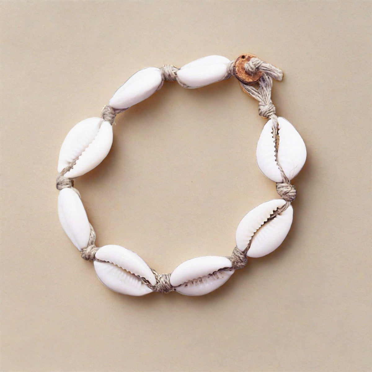 Cowrie Sea Shell Anklet - womens jewellery by indie and harper
