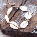 Cowrie Sea Shell Bracelet - womens jewellery by indie and harper