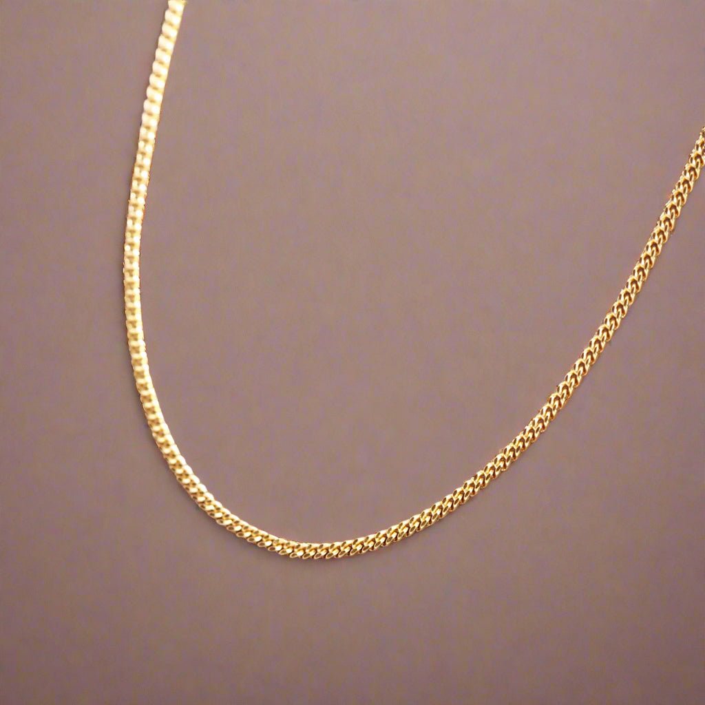 Minimalistic 18k Gold plated Sterling Silver Chain