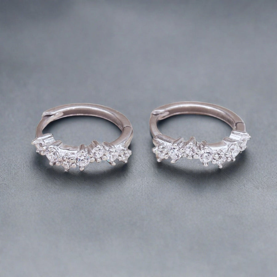 dainty sterling silver huggie earrings - womens dainty jewellery australia