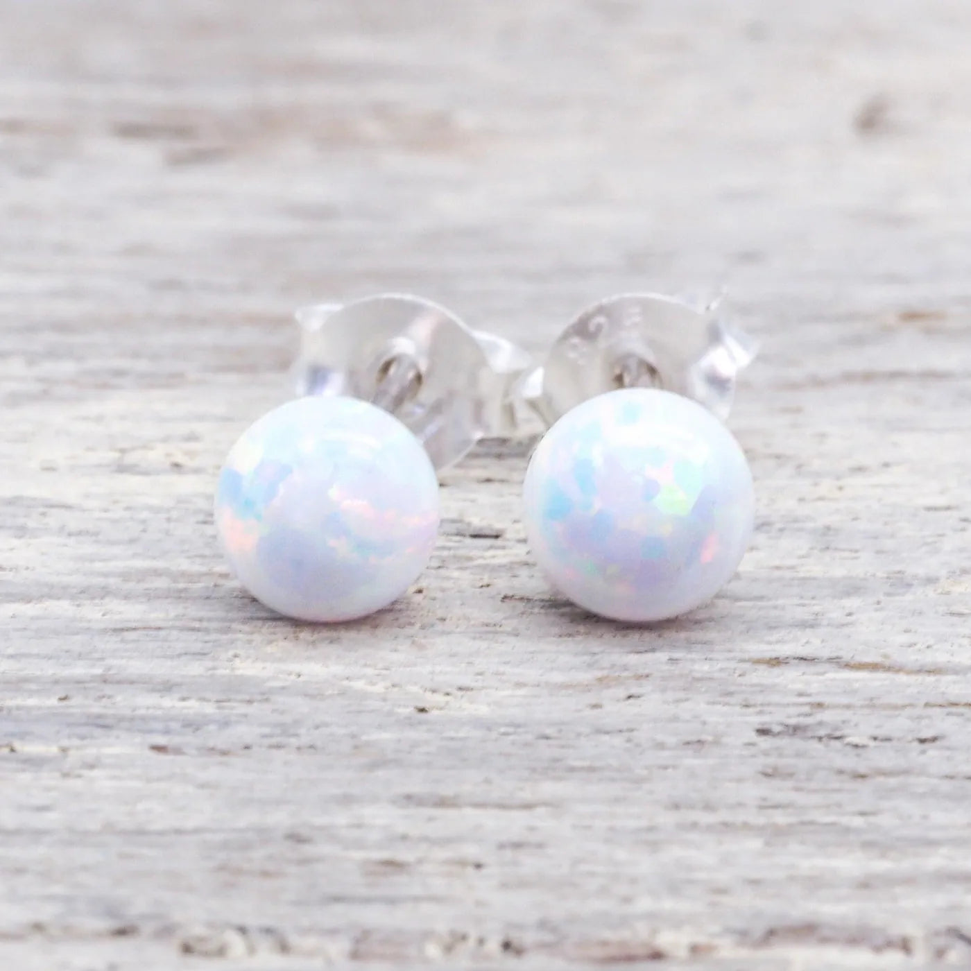 dainty opal earrings by indie and harper australia
