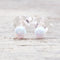 Dainty Opal Earrings - womens white opal jewellery by australian jewellery brands indie and harper