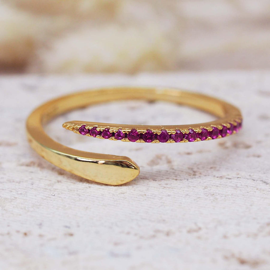 Dainty Semi-adjustable Ring - womens jewellery by indie and harper