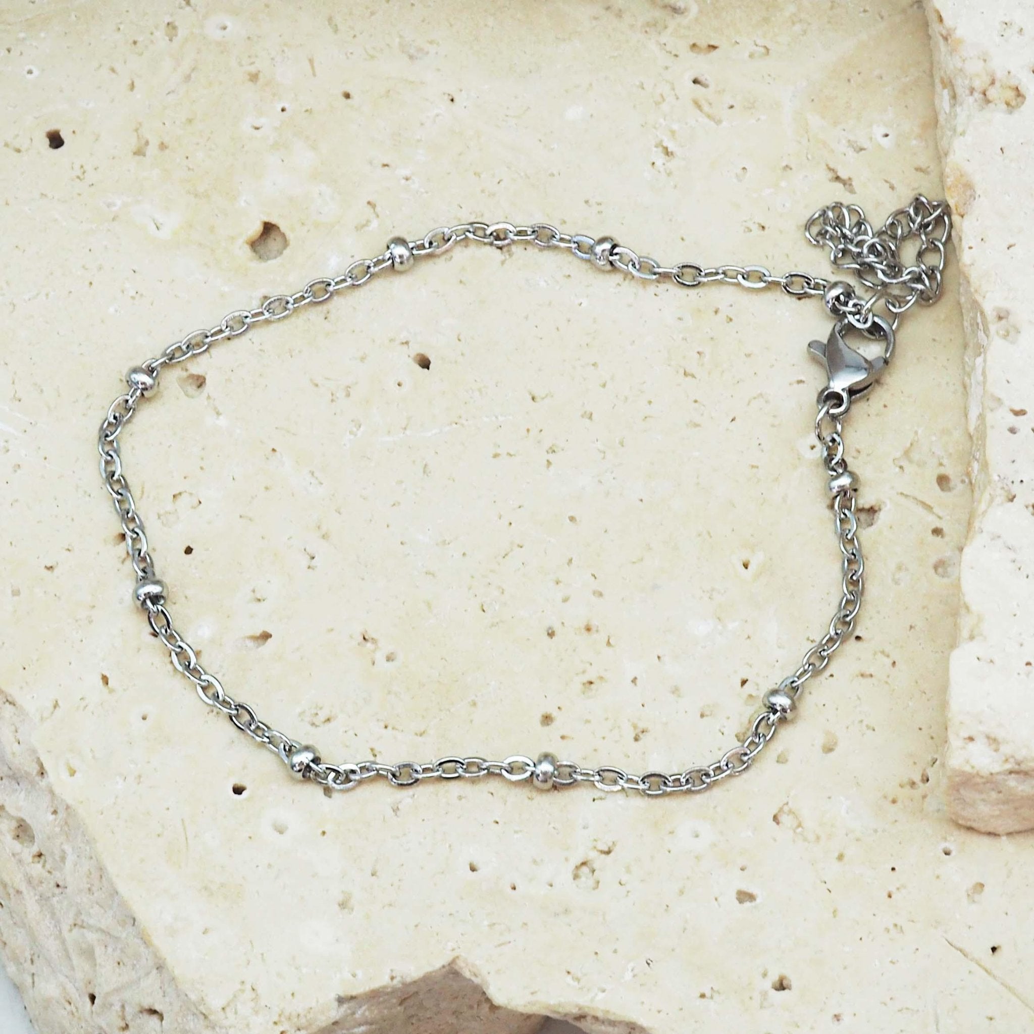 Dainty silver Bracelet - womens waterproof jewellery by Australian jewellery brands indie and harper