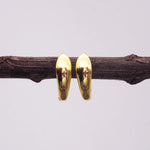 dainty gold huggie earrings by  indie and harper australia